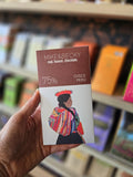 Mike & Becky Cusco Peru 75% full-size chocolate bar photographed at Curate